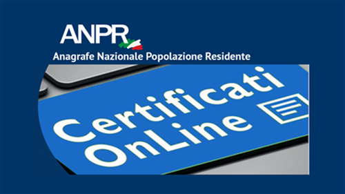 Anpr: certificati anagrafici online e gratuiti per i cittadini
